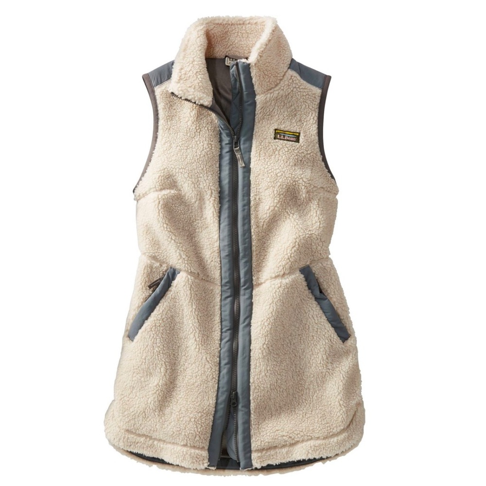Women's Bean's Sherpa Fleece Long Vest